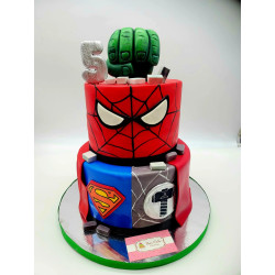 Pastel Infantil 4714 Superheroes